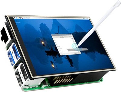 3.5 Zoll Touchscreen für Raspberry Pi 5, 480 x 320 Pixel 60 FPS Mini Monitor