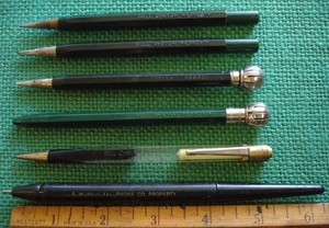 S W BELL TELEPHONE CO Pen / SYSTEM PROPERTY /CHEMICAL CO Mechanical Pencils  (6)