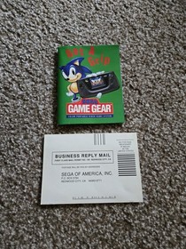 Sonic the Hedgehog 2 (Sega Game Gear, 1992) Complete CIB 1st Print Made in Japan