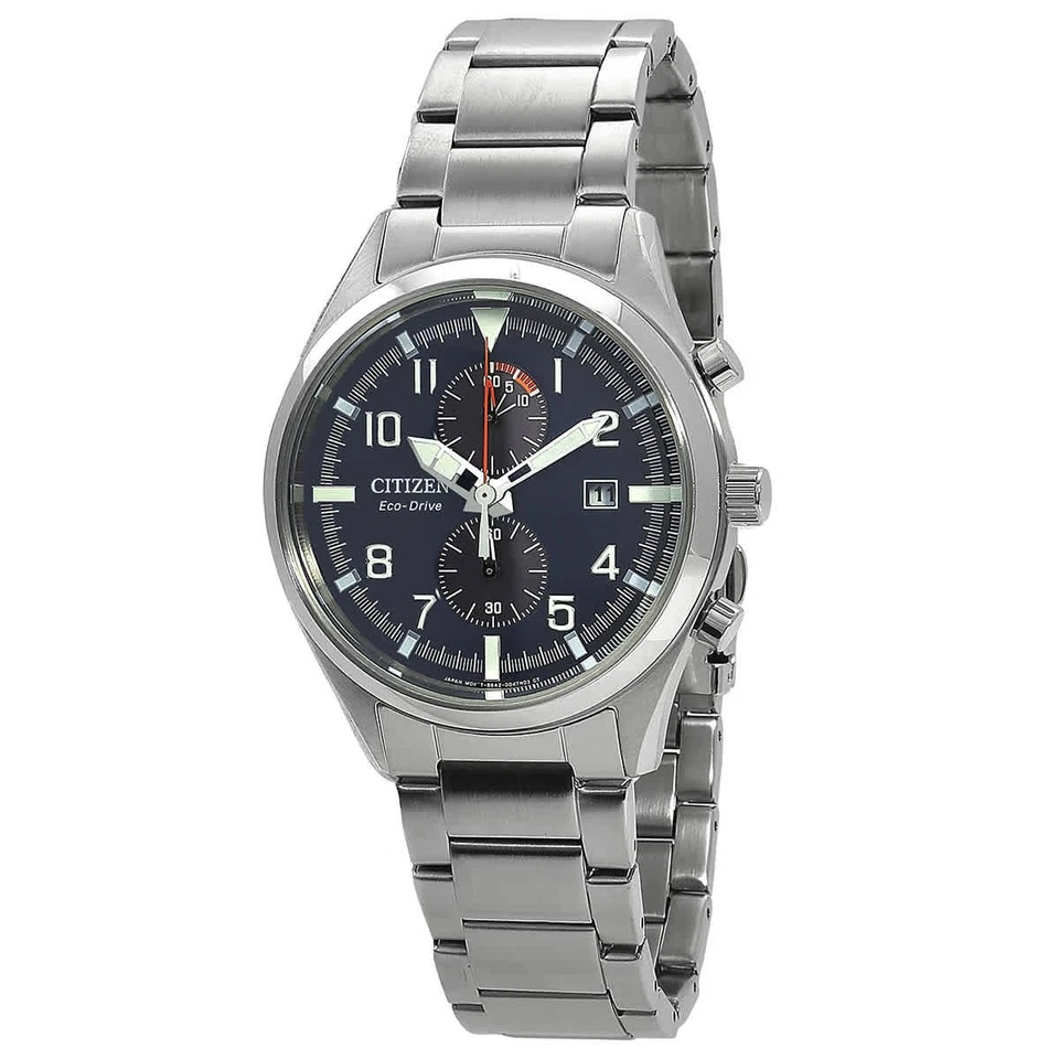 Reloj para hombre Citizen cronógrafo Eco-Drive esfera azul CA7028-81L