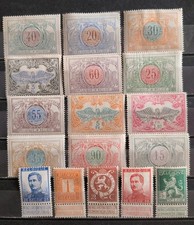 Old stamp collection Belgium, unstamped and folded, 23