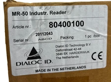 DIALOC ID 80400100 MODEL MR50 INDUSTRIAL READER RFID 20112094 06503011 🎯