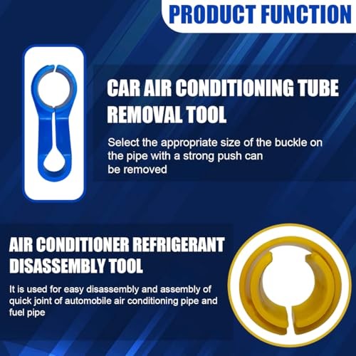 16PCS Car AC Fuel Line Disconnect Tool Set, Master Quick Disconnect Tool Kit 