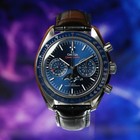 Omega Speedmaster Moonphase 304.33.44.52.03.001 Box & Papers Blue 44mm