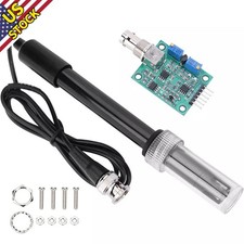 0-80  5-10mA pH0-14 Value Detect Sensor Module and pH Electrode Probe BNC new