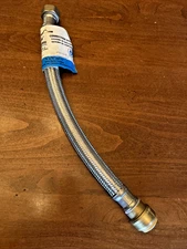 SharkBite 3/4"x3/4" FIP-15"" Flexible Water Heater Connector - Ultraflex