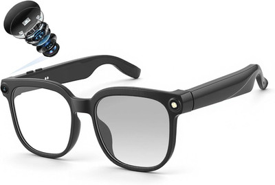 AI Smart Glasses with Camera, 8MP 4K/1080P Video Recording Glasses, Real-Time Tr