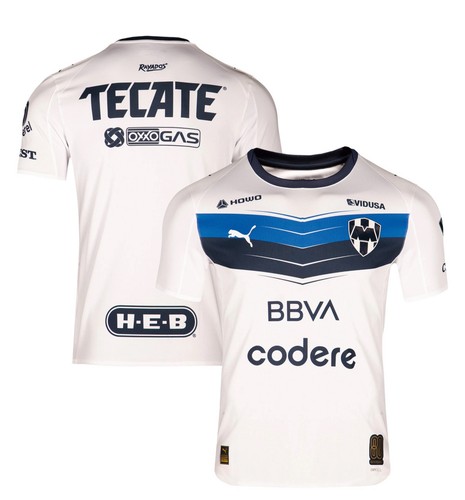CF Monterrey Puma 2025/26 Away Replica Soccer Jersey - White - Men’s Size M NWT