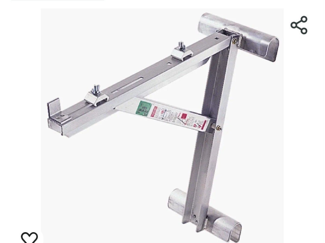 (1 pair) WERNER AC102002 Aluminum Long Body Ladder Jacks 20" Wide