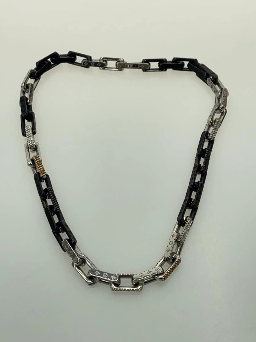 LOUIS VUITTON（LV） Collana LOUIS VUITTON colore pietra argento no top uomo M01399 usata dal GIAPPONE