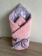 Set for newborns, blanket in the crib, baby blanket, blanket-envelope