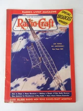 RADIO CRAFT MAGAZINE FEBRUARY 1938 60 TONS OF ANTENNA HOW TO HOME BROADCAST