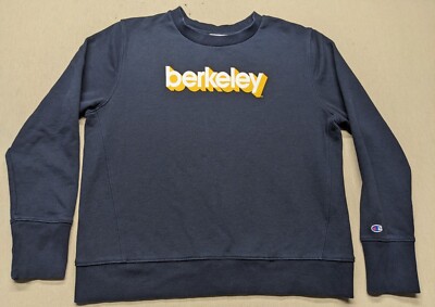 Champion Berkeley University Crewneck Sweatshirt Pullover Women's Size Large