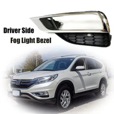 Front Bumper Fog Light Lamp Bezel Trim Driver Side For 2015 2016 Honda CRV CR-V