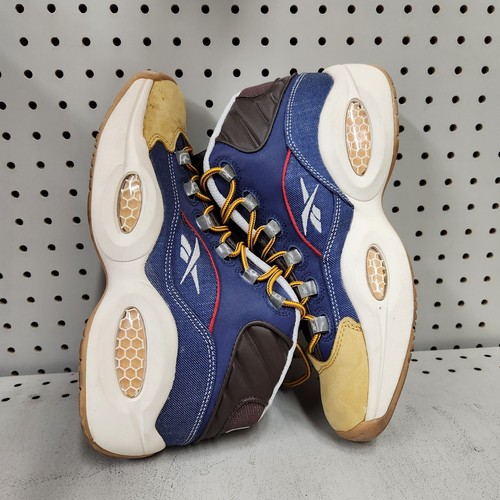 REEBOK QUESTION MID DRESS CODE SZ 9 AR0252 ALLEN IVERSON SNEAKERS S6 - Picture 6 of 7