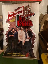 1994 Budweiser Rolling Stones Voodoo Lounge Metal sign. New, out of the box.
