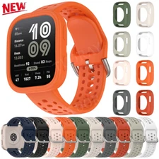 For Huami Amazfit BIP 6 Smart Watch Band Sport Silicone Wrist Strap Case Cover