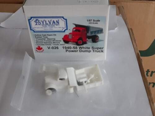 Sylvan Kit V-026 White Super Power Dump Truck Kipper 1940-58 HO Scale 1:87 - Bild 1 von 1