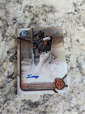 2022 Bowman Chrome ALEXANDER SUAREZ 1st Bowman Auto CPA-ASR Giants