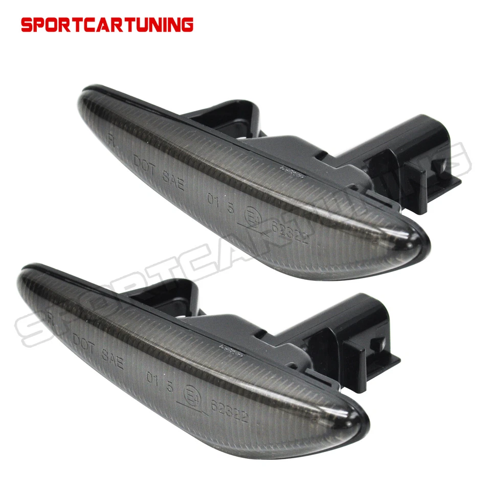 Dynmaic LED Smoked Fender Side Marker Signal Lights For 2016-up Mazda MX-5 Miata Foto 4 de 4