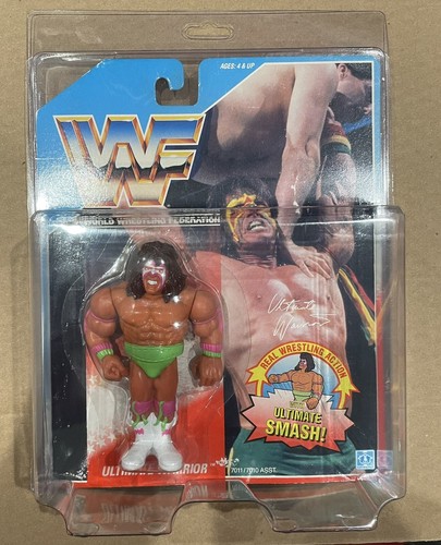 WWF Hasbro Series 1 Ultimate Warrior (NEW) Retro W...