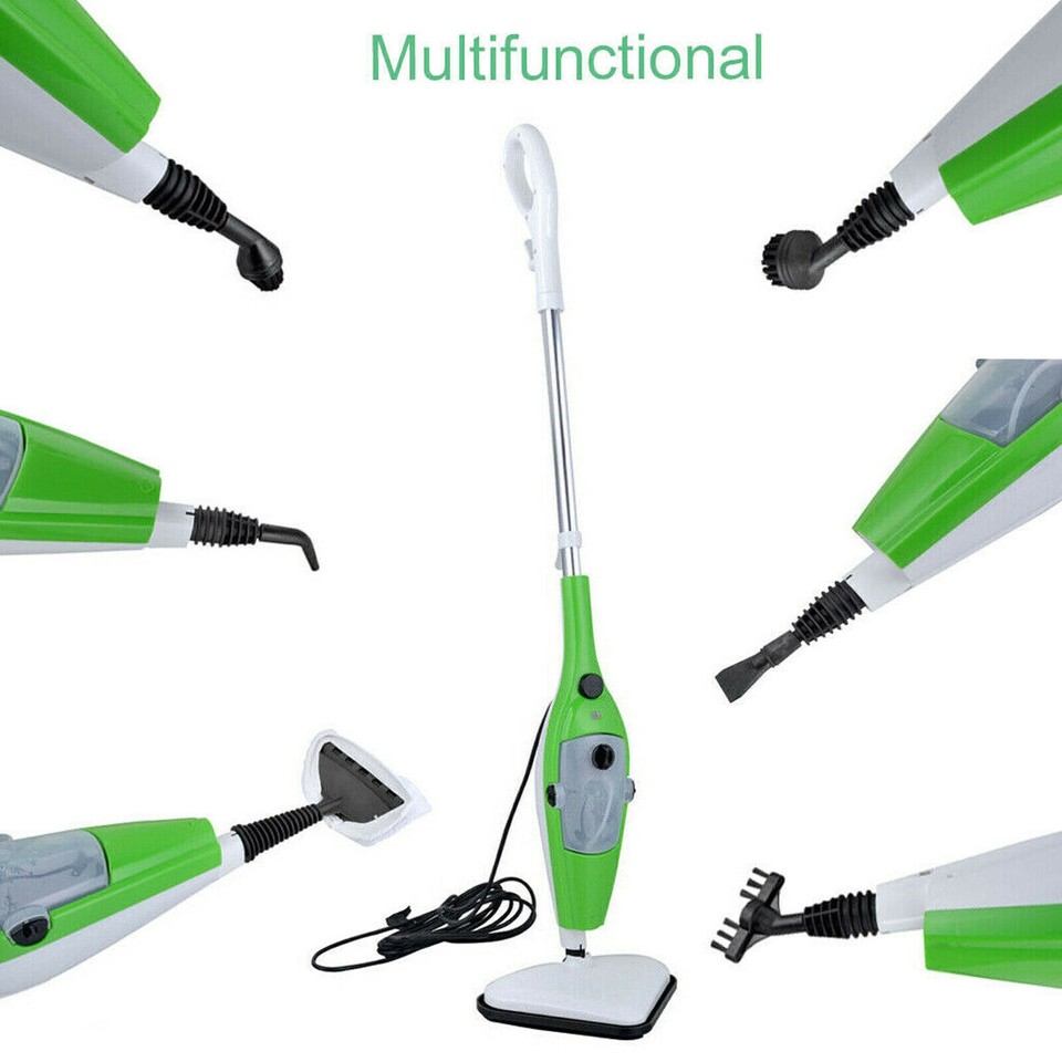 Multifunction 1300W Steam Mop Hard Floor Cleaner with XL Removable