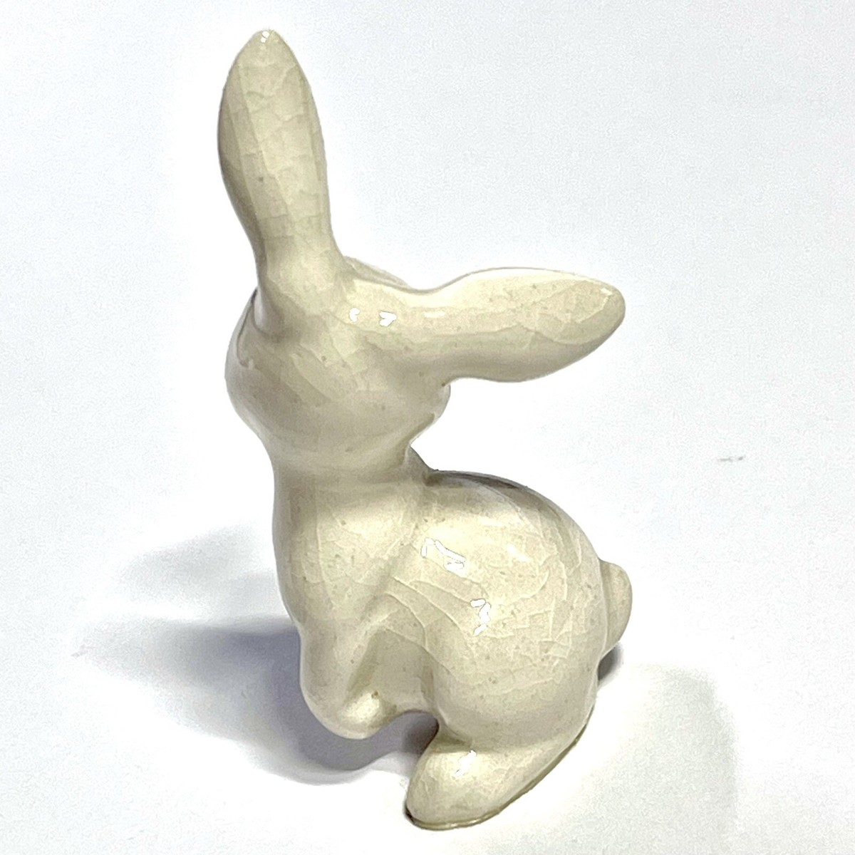 Vintage Hagen Renaker White Flirty Mama Rabbit #198 Miniature