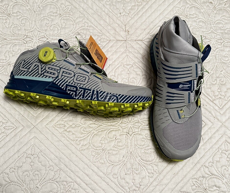 Zapatos para mujer La Sportiva Cyklon gris talla 10 trail running senderismo al aire libre