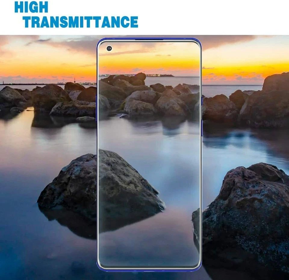 2X 3D Curved Clear Soft PET Full Screen Protector Film For OnePlus 8 / 8 Pro - Image 4 of 4