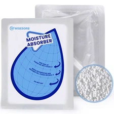 100g 10 Packs Moisture Absorbers Dehumidifier Bags for Storage, Closet, Bathroom