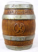 KRUEGER BEER & ALE BARREL - KRUEGER BREWING CO.,  NEWARK,  NEW JERSEY