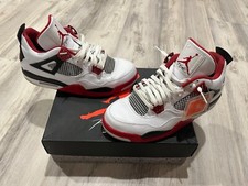 Air Jordan Retro IV Fire Red 4 2012 uscita 308497-110 taglia 10,5 raro esaurito