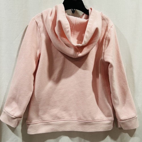 Lot Of 2 Cat & Jack Girls Sweatshirts Pink Hoodie Pullover Purple Heart Size S - Picture 4 of 10