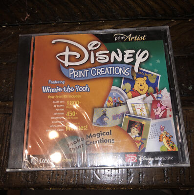 Disney Print Creations Winnie the POOH Create Projects PC