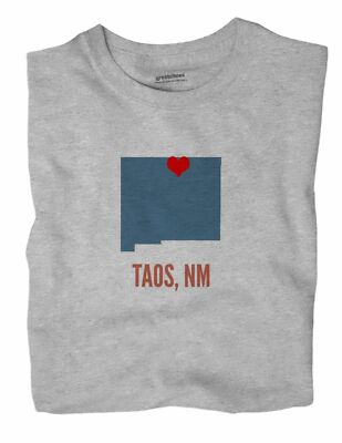 Taos New Mexico NM T-Shirt HEART
