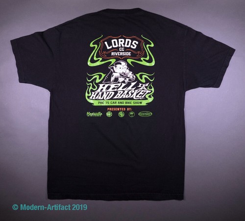 Authentic Vintage LORDS CAR CLUB  T-Shirt  Riverside CA Halloween Car Show Event - Picture 7 of 8