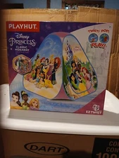 Disney Princess Classic Hideaway Pop-Up Play Tent By Playhut NEW IN BOX 28"x30"