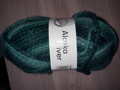 Wolle, Gründl, Alaska River, Grün, 100gr. Knäuel