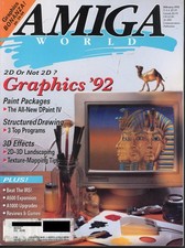 Amiga World Magazine February 1992 Commodore Computer