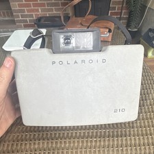 Polaroid Automatic 210 Land Camera Vintage Instant Camera, Gray