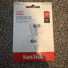 SanDisk Ultra 128GB Micro SD Class 10 microSDXC Memory Card - SDSQUNR-128G-GN6MN
