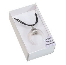 AMULET PENDANT ROCK CRYSTAL LO SCARABEO HEALING CLARITY CONCENTRATION NEW