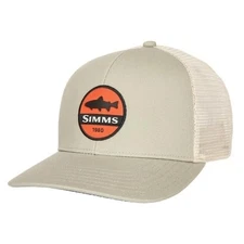 Simms Trout Patch Trucker - Khaki - FREE SHIPPING