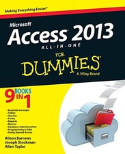 Access 2013 All-in-One For Dummies by Barrows Book The Cheap Fast Free Post