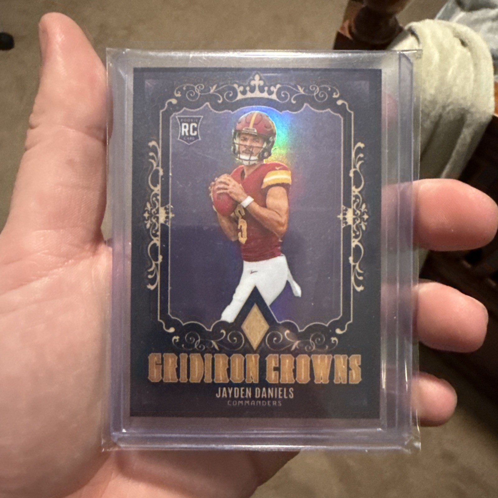 2024 Phoenix Jayden Daniels RC Gridiron Crowns gc-jds Rookie SP