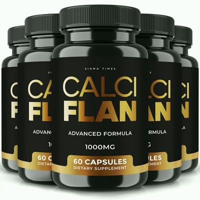 CalciFlan Capsules, Calci Flan Joint and Bone Support Supplement - 5 Pack