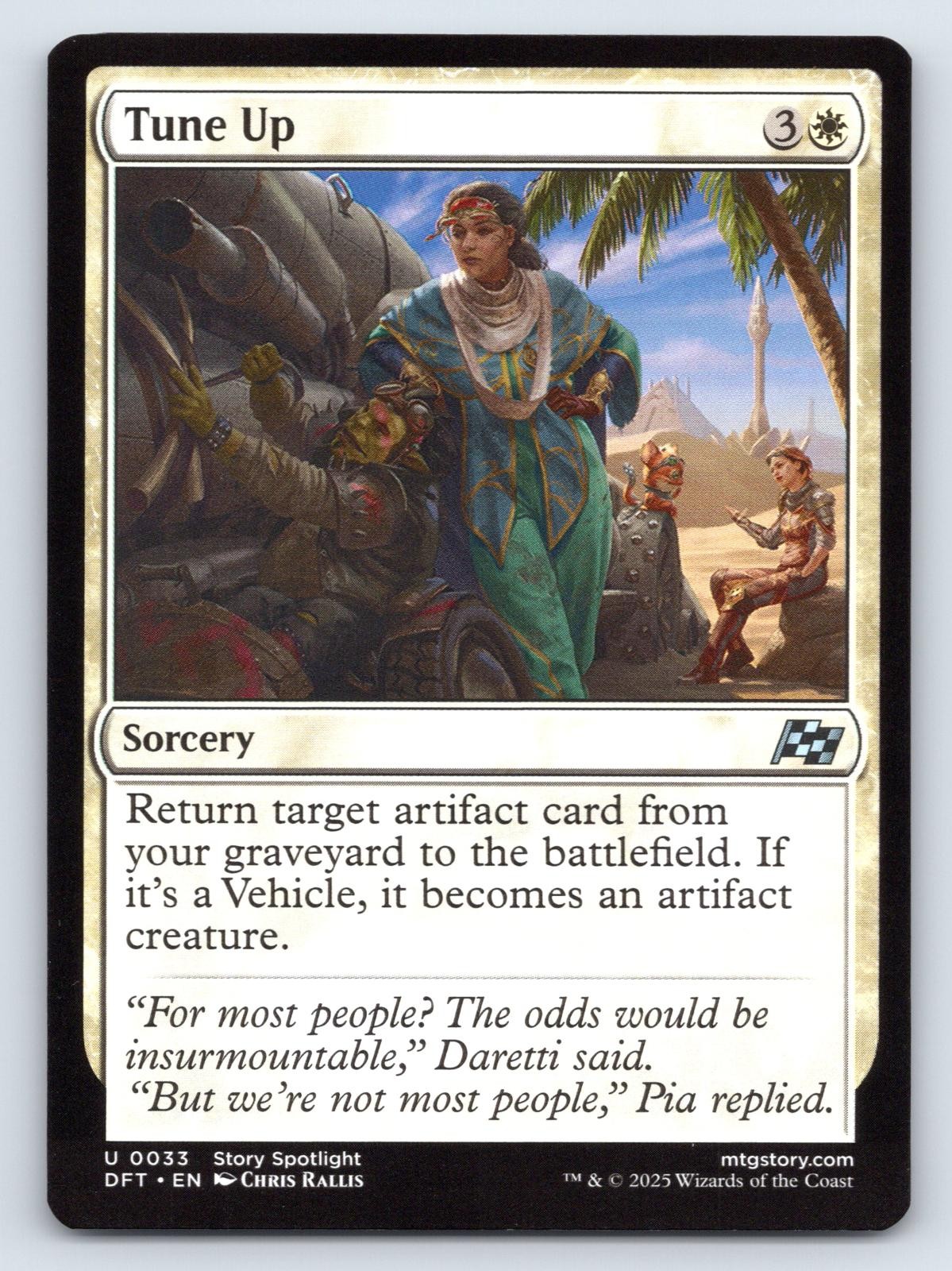 Tune Up 33 Uncommon Aetherdrift Magic: The Gathering Near Mint