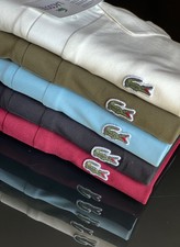 Lacoste Men’s Slim Fit Polo Shirt Short Sleeve Crocodile Logo🐊Casual Top S-XXL