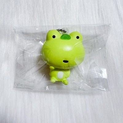 SanX Fuyufuyu Kerori Frog Mascot Keychain, Good Condition, Cute