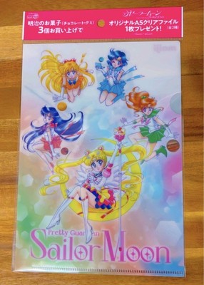 Sailor Moon Meiji Collaboration A5 Clear File Limited Ion Exclusive